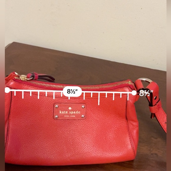 Kate Spade Red Cross Body Strap Rectangular classic bag - Picture 4 of 10